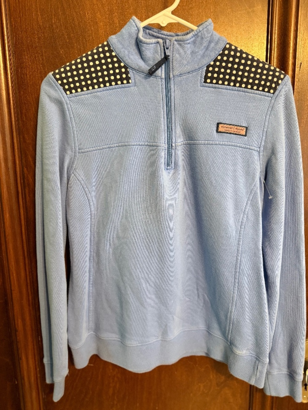 Vineyard Vines a1/4 zip ip sweatshirt blue
